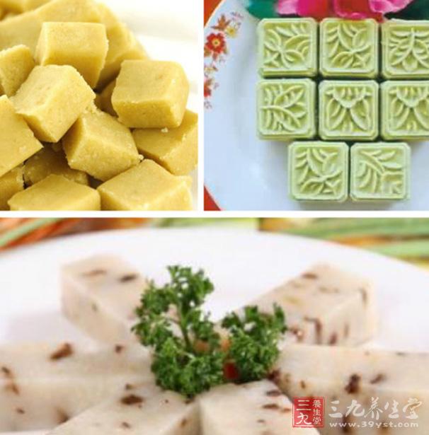 日光皮炎食疗方之扁豆糕.