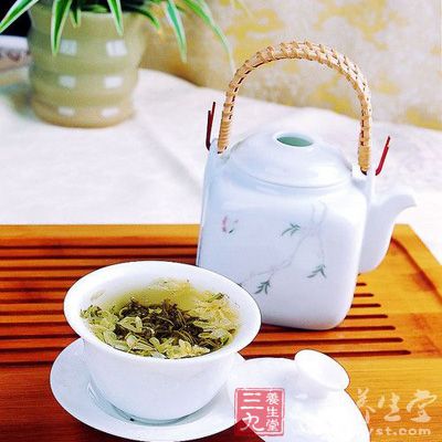 杏仁麦冬桑菊茶