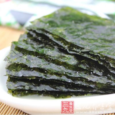 　紫菜和海苔所含的賴氨酸是稻米、方便面、富強(qiáng)粉、掛面等的5倍左右。