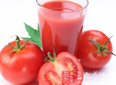 西红柿汁富含特殊果糖，能促进酒精分解。