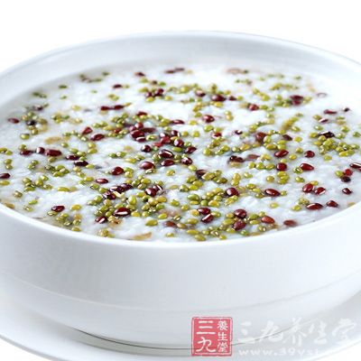 杏仁绿豆粥