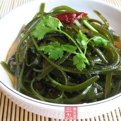 海帶、紫菜，可促進(jìn)甲狀腺素分泌，產(chǎn)生熱量