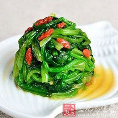 麻油拌菠菜