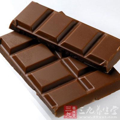 巧克力中含有大量的可可碱
