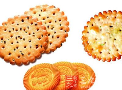 供给能量的食物：饼干、巧克力