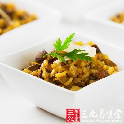 菌菇豆腐辛辣烩饭