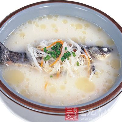 鲫鱼汤是补气血、通乳汁的传统食疗方