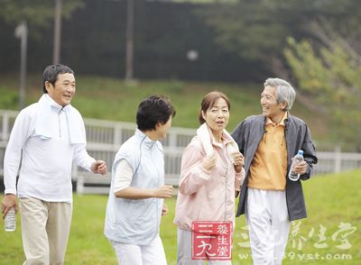 研究称老人保健四梢 可延年益寿