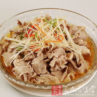 猪瘦肉100g，紫菜25g，共煮汤，加适量食盐、味精调味