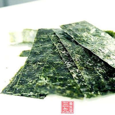 海苔也富含EPA和DHA，并含有大量可以降低有害胆固醇的牛磺酸