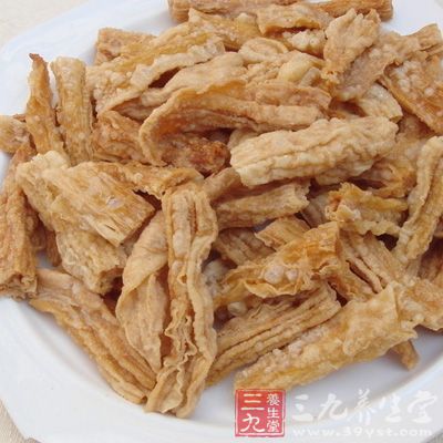 豆腐皮本身是大豆制成