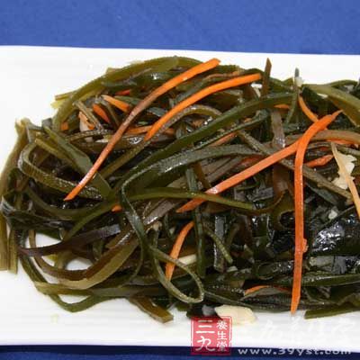 海带丝75克，绿豆1杯调味料水10杯