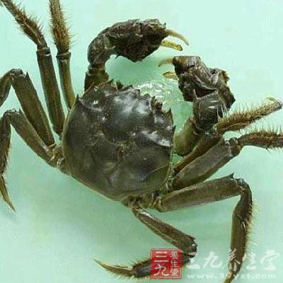 大血藤30克，河蟹2只(约250克)，米酒适量，葱、姜、调料适量