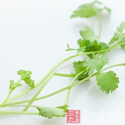 香菜壮阳助性，因此在吃羊肉时放些香菜非常好