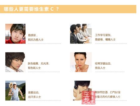 哪些人更需要维生素C 哪些人更需要维生素C