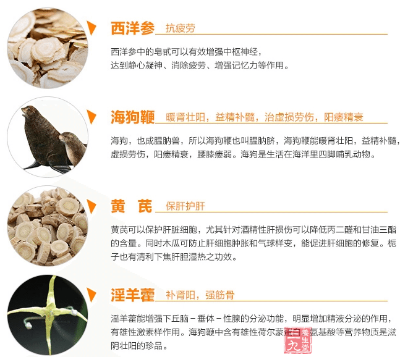 西洋参:抗疲劳 西洋参:抗疲劳