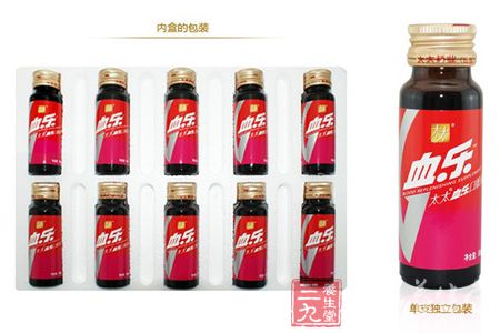 太太血乐口服液内盒包装 太太血乐口服液内盒包装