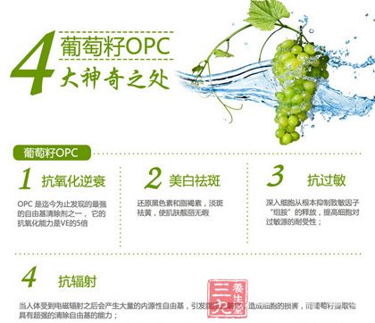 葡萄籽OPC4大神奇之处