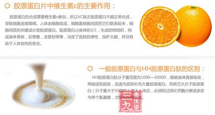胶原蛋白片中维生素C的主要作用 胶原蛋白片中维生素C的主要作用
