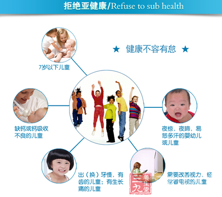 缺钙或钙吸收不良的儿童 10