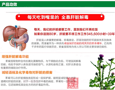 减轻酒精及化学毒物对肝脏的损害 4