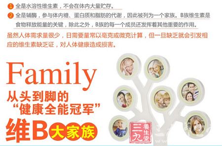 Family从头到脚的“健康全能冠军”,维B大家族 Family从头到脚的“健康全能冠军”,维B大家族