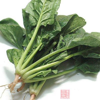 菠菜麻油治便秘法