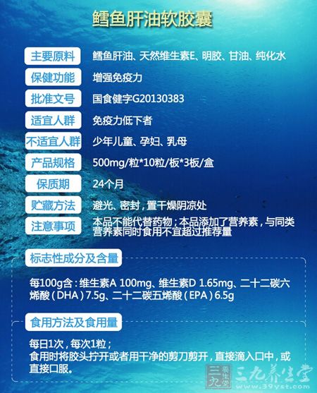 鳕鱼肝油软胶囊绿产品信息 鳕鱼肝油软胶囊绿产品信息