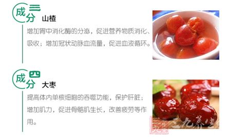 产品成分山楂和大枣 产品成分山楂和大枣