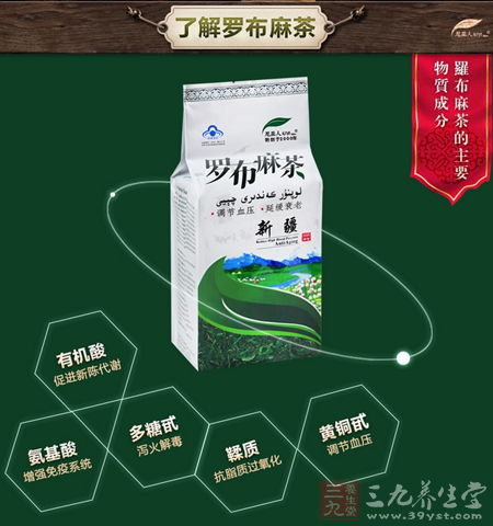 罗布麻茶的主要物质成分 4