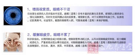 增强视紫质，眼睛不干涩