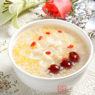 1.主料：天门冬20 克，粳米100 克