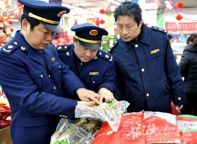 吕梁市确保检查力度加大春节食品安全喝吗上火减肥茶容易图片