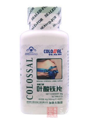 金奥力牌叶酸铁片 金奥力牌叶酸铁片