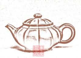 紫砂筋纹器型制残片早见于宜兴丁蜀镇羊角山古窑遗址出土器皿