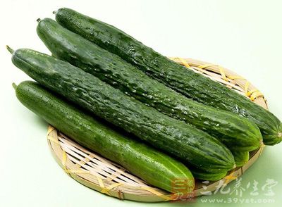 黄瓜中90%以上的成分都是水