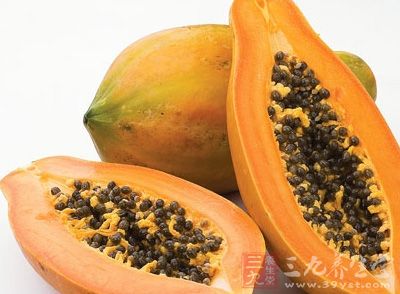 木瓜具有美白、丰胸等美容功效