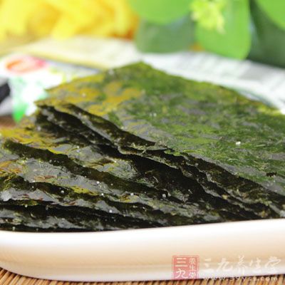 海苔(紫菜)中含有多种维生素和矿物质