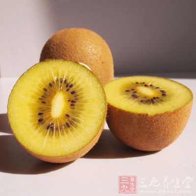 常食金奇异果，本身具有减肥健美之功效