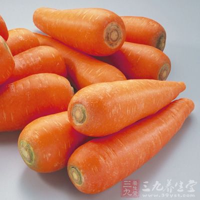 胡蘿卜被譽為“皮膚食品”，能潤澤肌膚