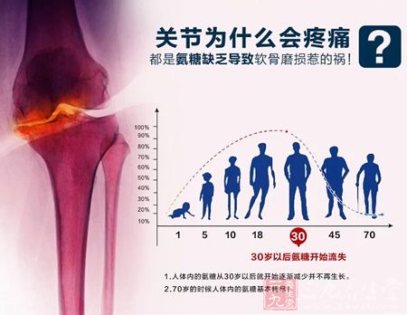 30岁以后氨糖开始流失 30岁以后氨糖开始流失