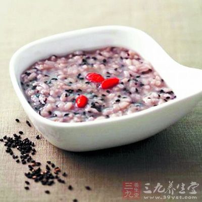 枸杞黑芝麻粥 枸杞黑芝麻粥