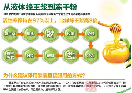 从液体蜂王浆到冻干粉 从液体蜂王浆到冻干粉