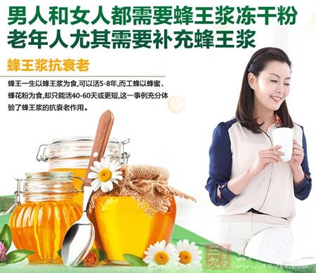 蜂王浆抗衰老