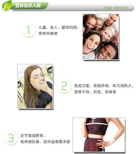 营养需求人员 营养需求人员