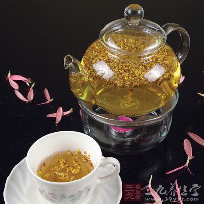 喝桂花茶可缓解胃痛