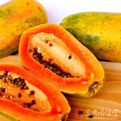 木瓜中的多元维生素和矿物质含量很高 木瓜中的多元维生素和矿物质含量很高