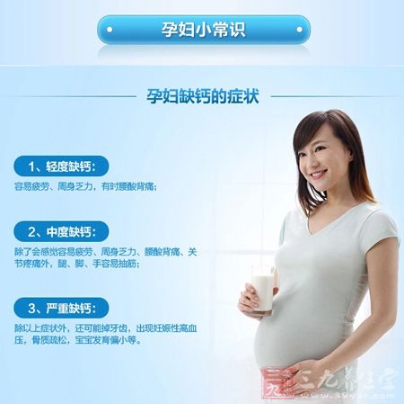 孕妇缺钙的症状 孕妇缺钙的症状