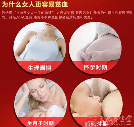 为什么女人更容易贫血 为什么女人更容易贫血
