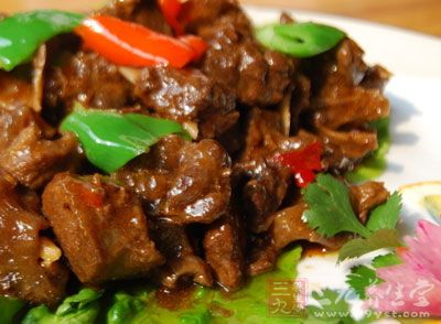 鹿肉，一般为梅花鹿或马鹿的肉